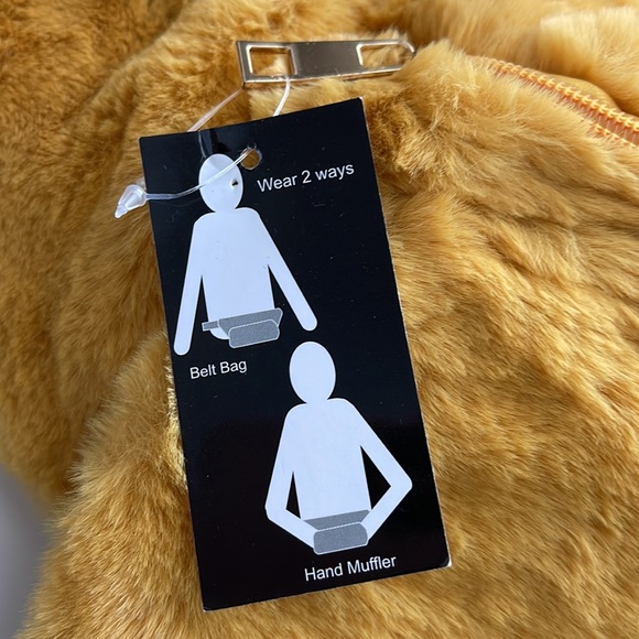 Faux Fur Belt Bag Fanny Pack - Picture 4 of 8